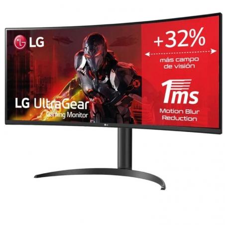 Monitor Gaming Ultrapanorámico Curvo LG UltraGear 34WP65CP-B 34'/ WQHD/ 1ms/ 160Hz/ VA/ Multimedia/ Negro