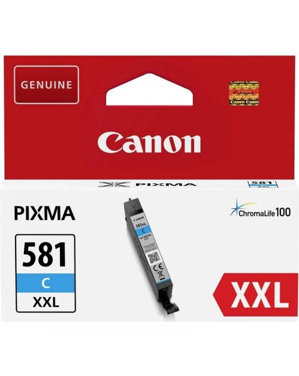 Cartucho de Tinta Original Canon CLI-581XXL Alta Capacidad/ Cian