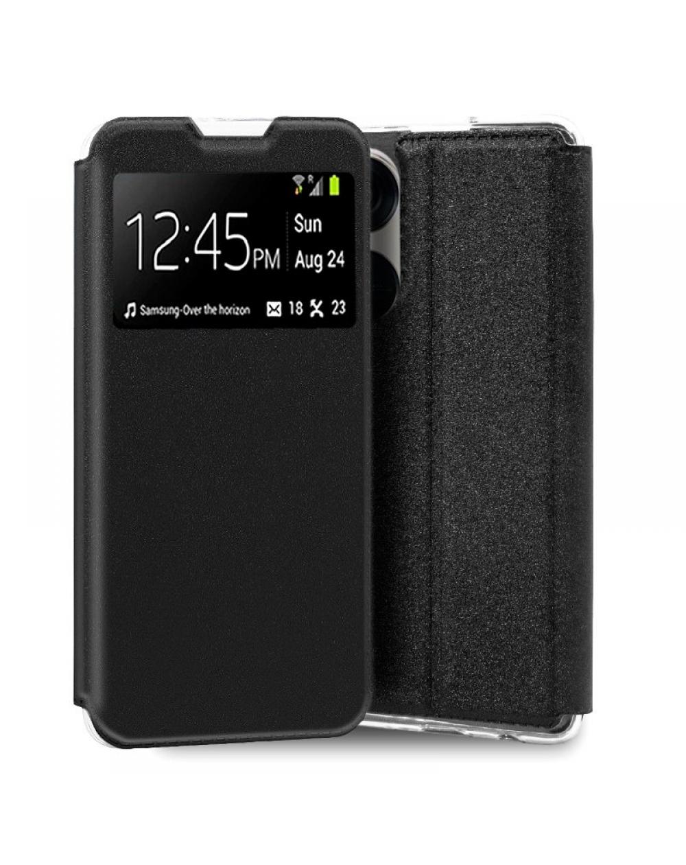 Funda COOL Flip Cover para Oppo Reno 8T Liso Negro