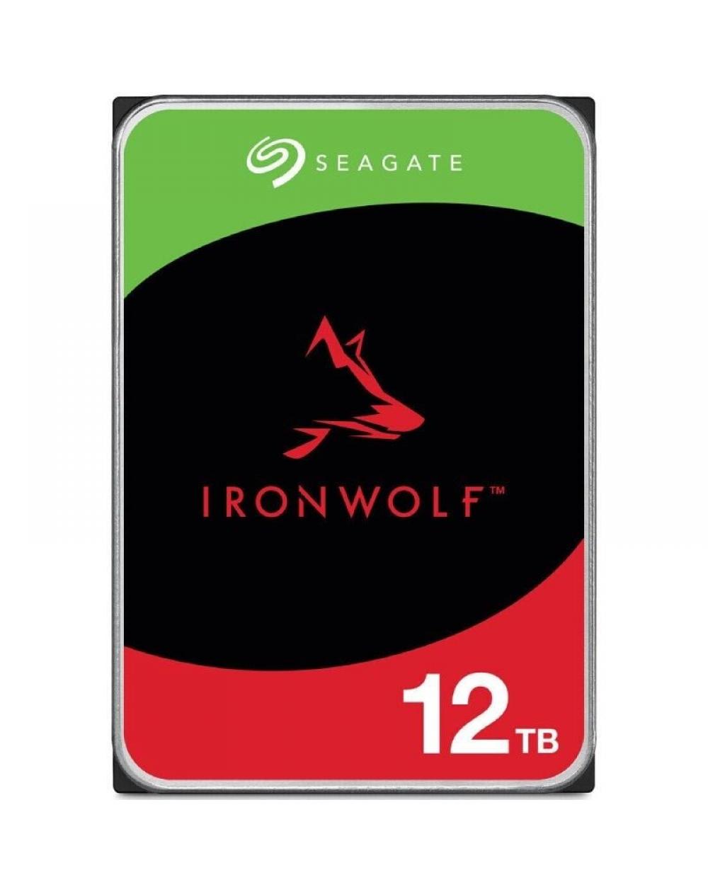 Disco Duro Seagate IronWolf NAS ST12000VN0008 12TB/ 3.5'/ SATA III/ 256MB