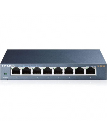 Switch TP-Link TL-SG108 V3.0 8 Puertos/ RJ-45 10/100/1000