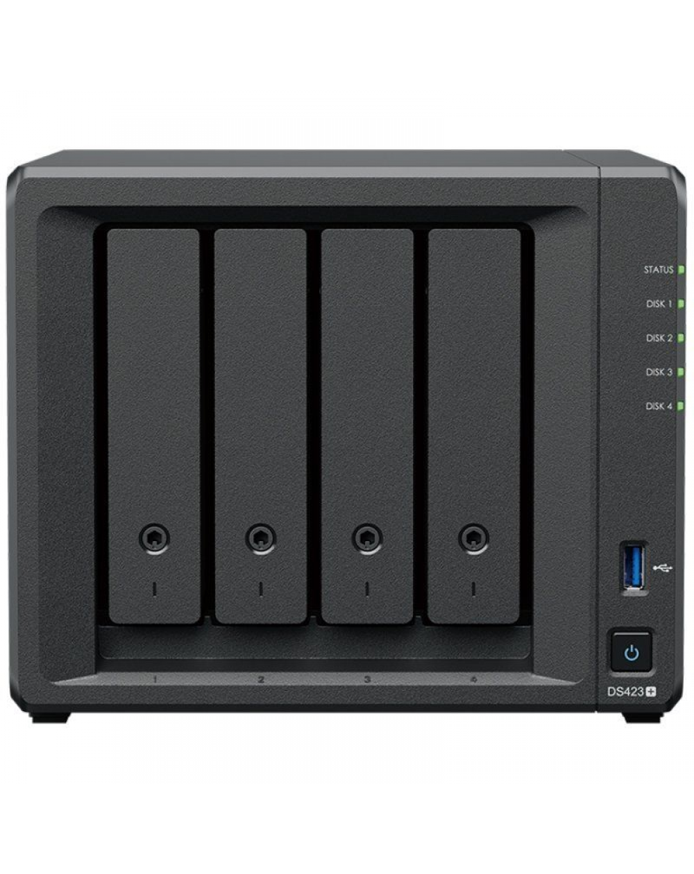 NAS Synology Diskstation DS423+/ 4 Bahías 3.5'- 2.5'/ 2GB DDR4/ Formato Torre