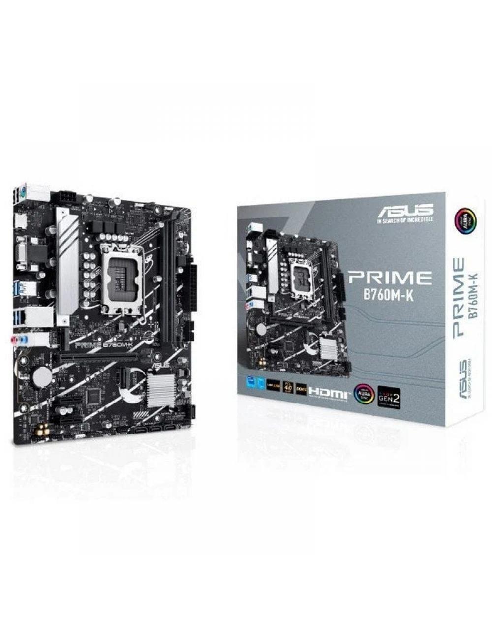 Placa Base Aus PRIME B760M-K Socket 1700/ Micro ATX