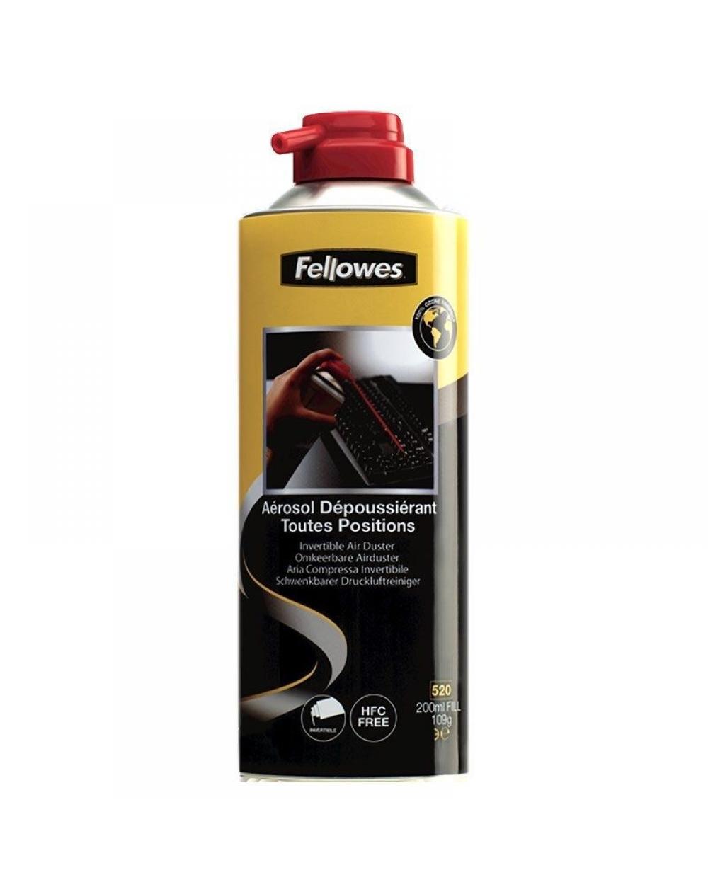 Spray de Aire a Presión Fellowes 9974804/ Capacidad 200ml