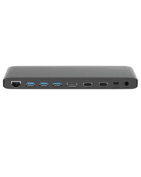 Docking USB Tipo-C 2-Power DOC0117A/ 4xUSB/ 1xUSB Tipo-C PD/ 2xHDMI/ 1xDisplayPort/ 1xJack/ 1xRJ45/ 1xLector Tarjetas SD/ Gris