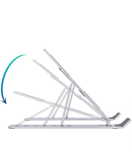 Soporte TooQ TQLRS0035-AL para Portátil/ Tablet hasta 15'/ Plata