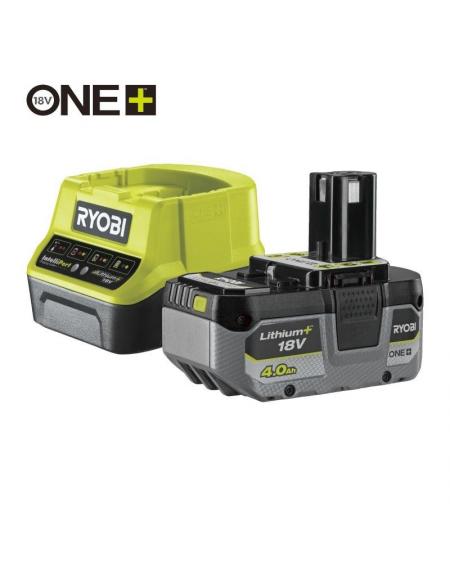 Cargador + Batería de litio Ryobi ONE+ RC18120-140X/ 18V 4,0Ah