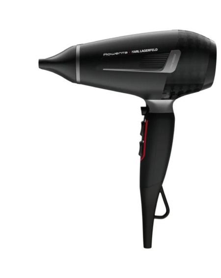 Secador Rowenta K/PRO Stylist Karl Lagerfeld/ 2200W/ Negro