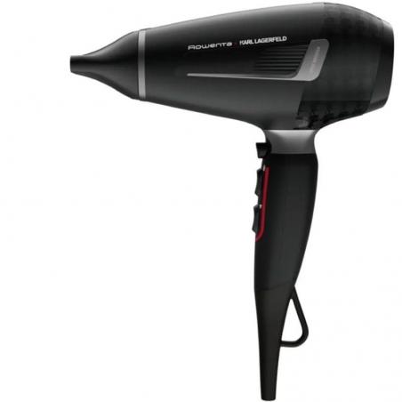 Secador Rowenta K/PRO Stylist Karl Lagerfeld/ 2200W/ Negro