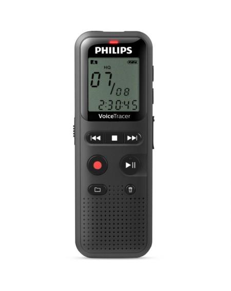 Grabadora de Voz Philips VoiceTracer DVT1160/ 8kHz/ Negro