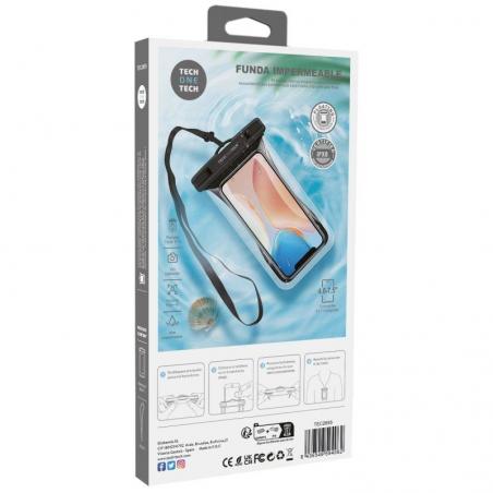 Funda Universal Impermeable para Smartphone Tech One Tech TEC2855/ Hasta 7.5'