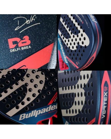 Pala de Pádel Bullpadel Delfi Brea Vertex 03 Pro Woman 2023/ Azul