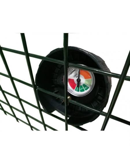 Presurizador para Pelotas de Pádel Bullpadel Pascal Box 3B/ Incluye Bomba Hinchadora/ Capacidad 3 uds