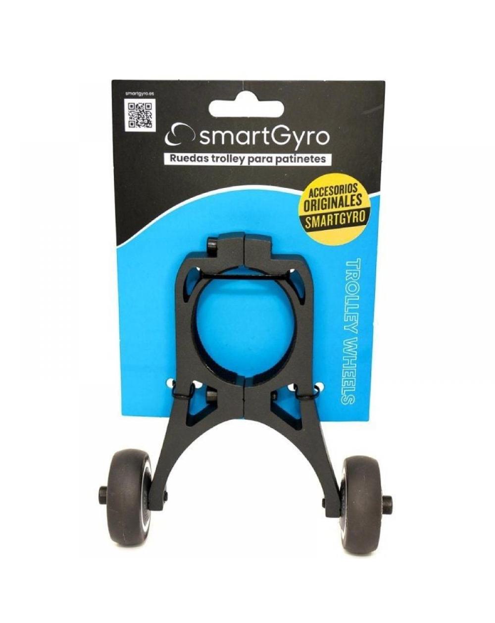 Soporte Trolley con ruedas para Patines SmartGyro SG27-350/ Compatible con para Xiaomi M365, SmartGyro Ziro y SmartGyro K2