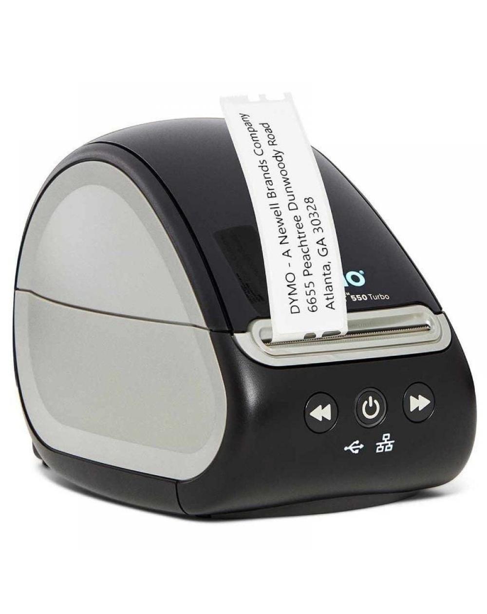 Impresora de Etiquetas Dymo LabelWriter 550 Turbo/ Térmica/ USB/ Negra