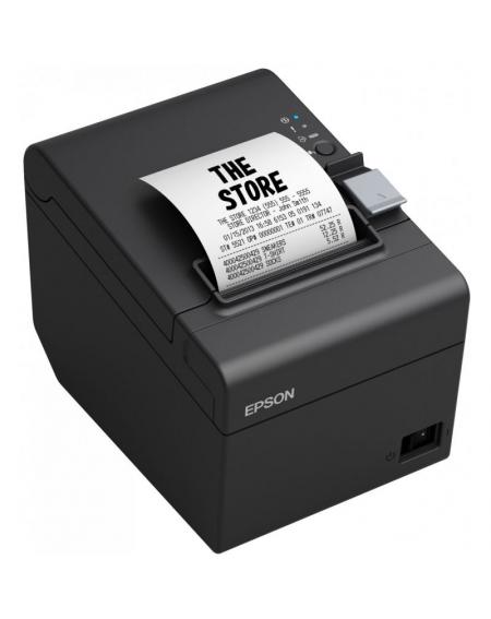 Impresora de Tickets Epson TM-T20III/ Térmica/ Ancho papel 80mm/ Ethernet/ Negra