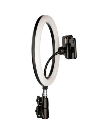 Soporte Trípode (180 cm) Aro de Luz LED COOL + Mando Bluetooth