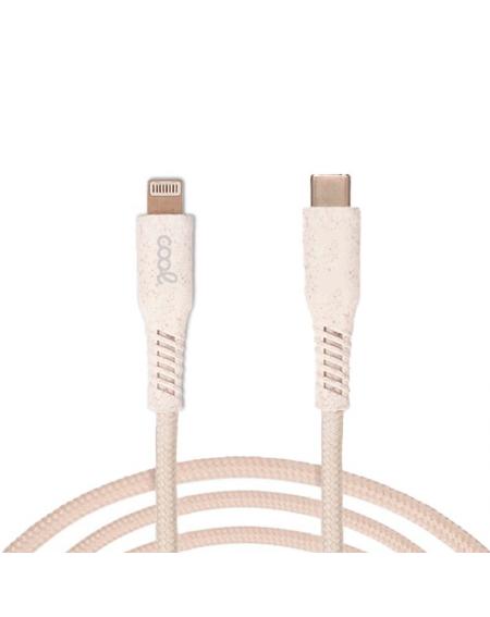 Cable USB COOL ECO Universal Tipo-C a Lightning para iPhone (1.5 metros)