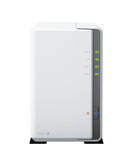 NAS Synology Diskstation DS223J/ 2 Bahías 3.5'- 2.5'/ 1GB DDR4/ Formato Torre