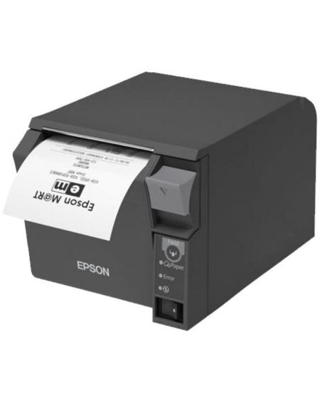 Impresora de Tickets Epson TM-T70II/ Térmica/ Ancho papel 80mm/ USB-Ethernet/ Negra