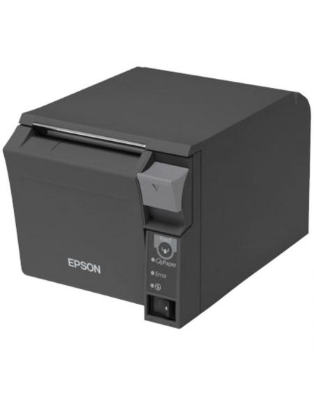 Impresora de Tickets Epson TM-T70II/ Térmica/ Ancho papel 80mm/ USB-Ethernet/ Negra