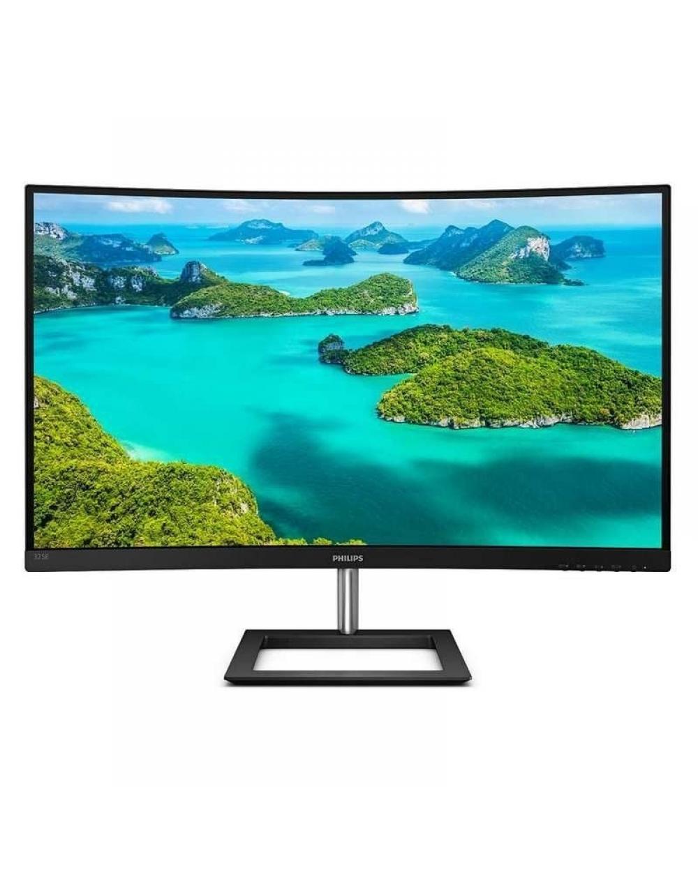 Monitor Profesional Curvo Philips E-Line 325E1C 31.5'/ QHD/ Negro