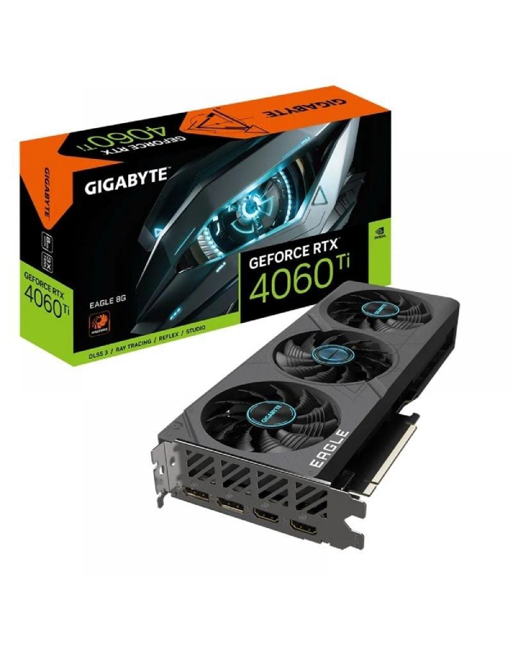 Tarjeta Gráfica Gigabyte GeForce RTX 4060 Ti EAGLE 8G/ 8GB GDDR6