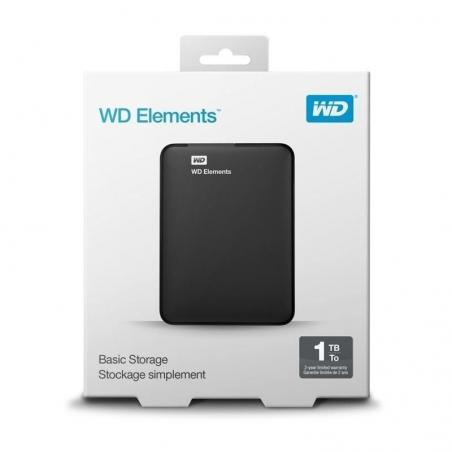 Disco Externo Western Digital WD Elements Portable 1TB/ 2.5'/ USB 3.0