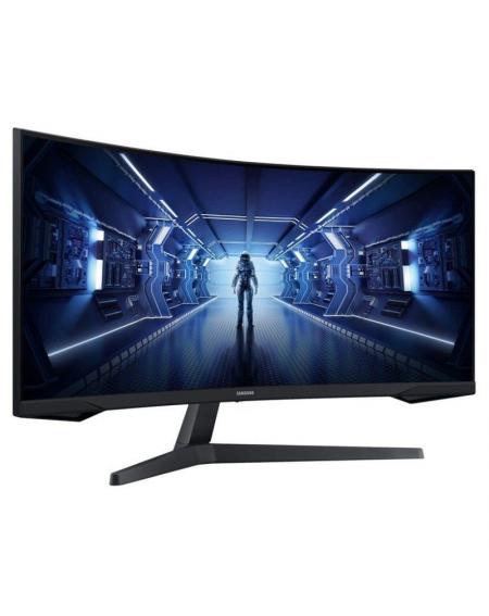 Monitor Gaming Ultrapanorámico Curvo Samsung Odyssey G5 LC34G55TWWP 34'/ UWQHD/ 1ms/ 165Hz/ VA/ Negro