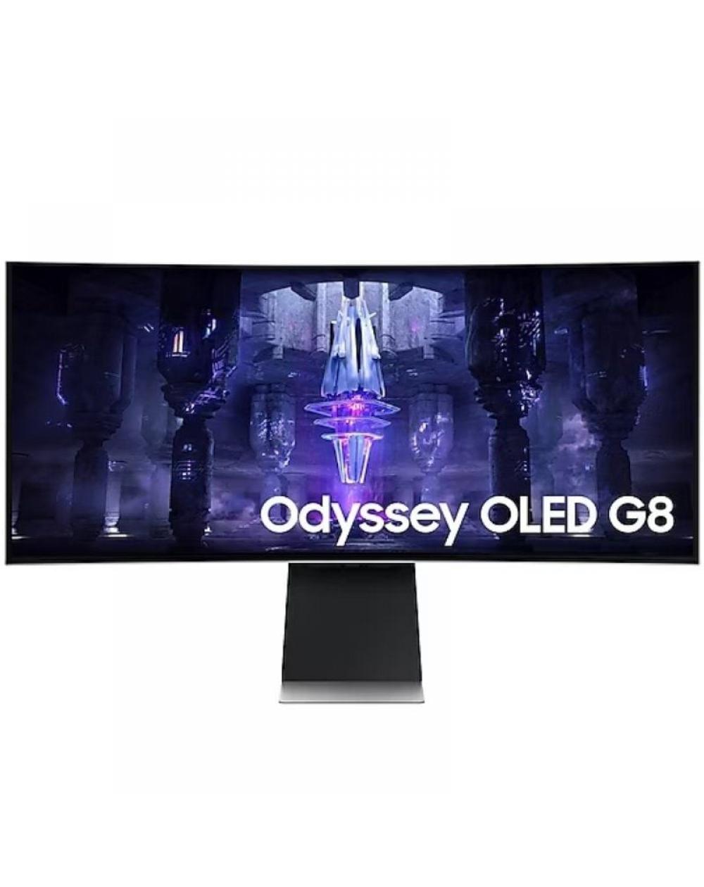 Smart Monitor Gaming Ultraparonámico Curvo Samsung Odyssey G8 S34BG850SU 34'/ UWQHD/ Smart TV/ 0.1ms/ 175Hz/ OLED/ Multimedia/ P