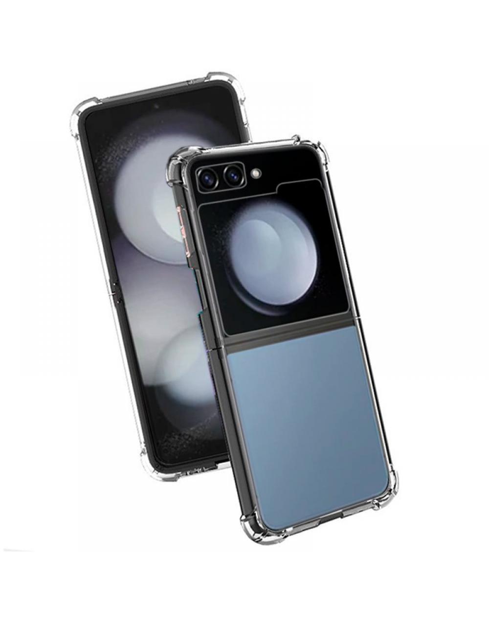 Carcasa COOL para Samsung F731 Galaxy Z Flip 5 AntiShock Transparente