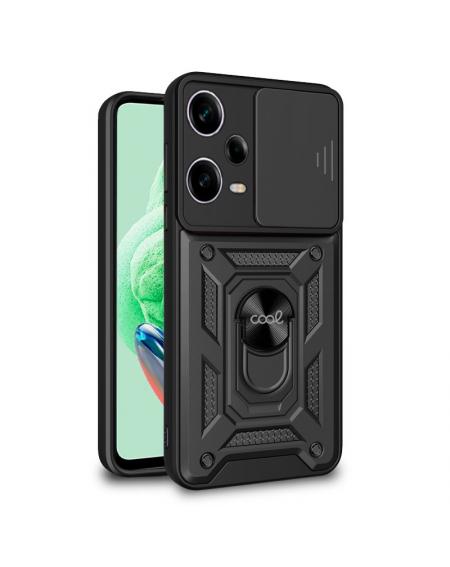 Carcasa COOL para Xiaomi Redmi Note 12 5G / Poco X5 5G Hard Ring Negro