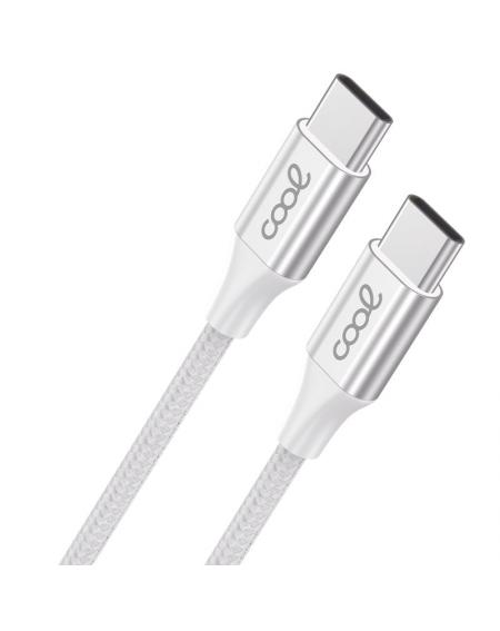 Cable USB COOL Nylon Universal Tipo C a Tipo C (1.2 metros)