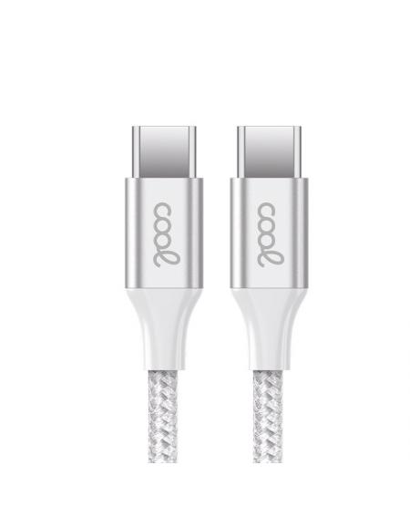 Cable USB COOL Nylon Universal Tipo C a Tipo C (1.2 metros)