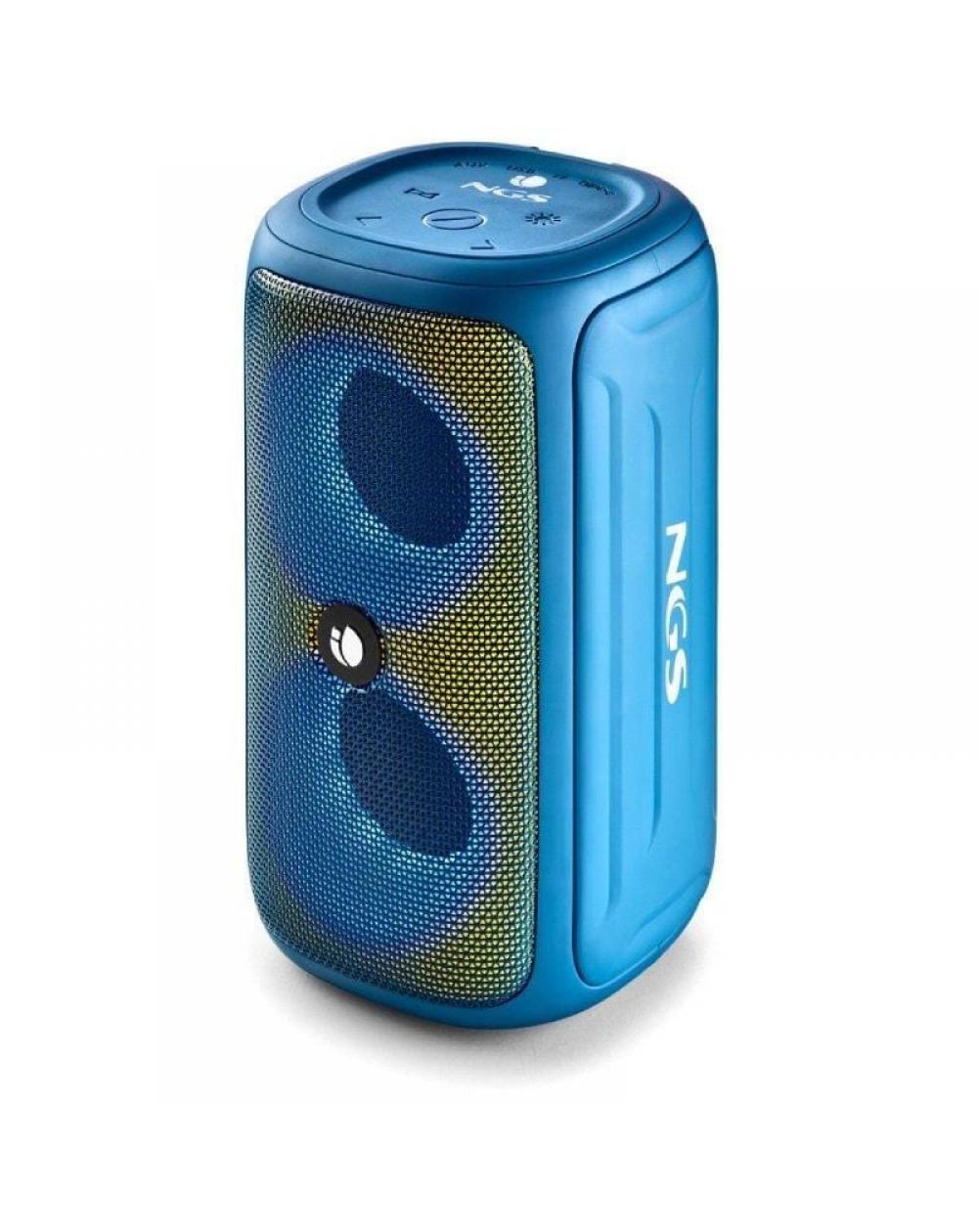 Altavoz con Bluetooth NGS Roller Beast/ 32W/ 2.0/ Azul