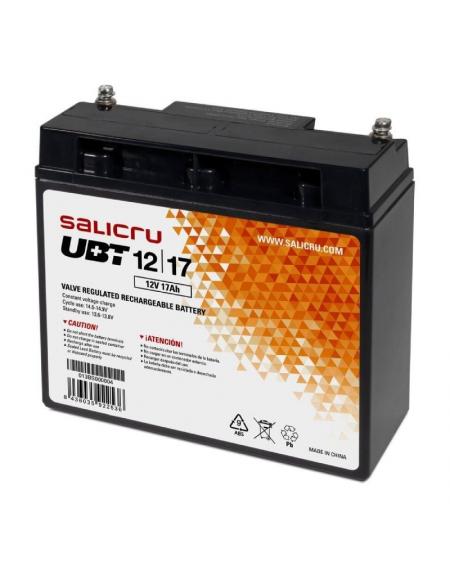 Batería Salicru UBT 12/17 compatible con SAI Salicru según especificaciones
