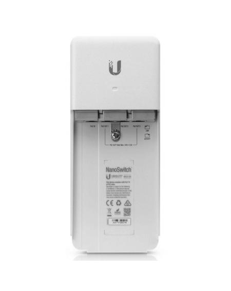 Switch Ubiquiti NanoSwitch N-SW/ 4 Puertos RJ45 10/100/1000 PoE