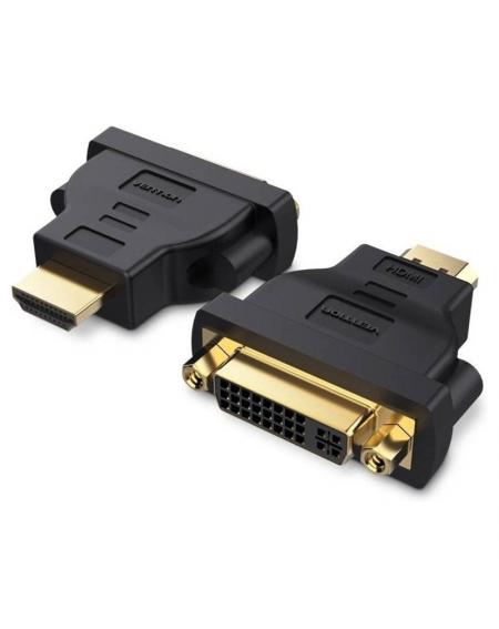 Adaptador HDMI Vention ECCB0/ HDMI Macho - DVI (24+5)  Hembra