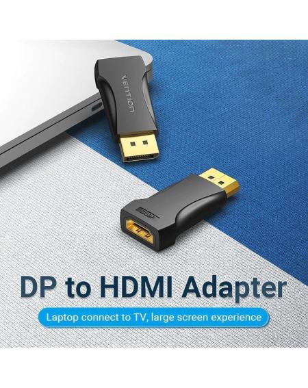 Adaptador Vention HBOB0/ Displayport Macho - HDMI Hembra