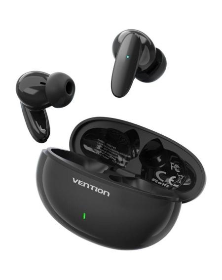 Auriculares Bluetooth Vention NBFB0 con estuche de carga/ Autonomía 7h/ Negros