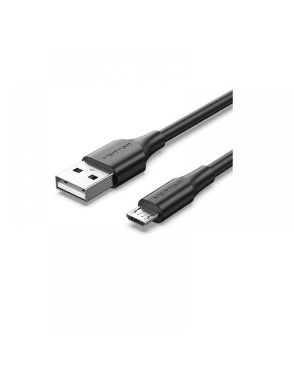 Cable USB 2.0 Vention CTIBG/ USB Macho - MicroUSB Macho/ 1.5m/ Negro