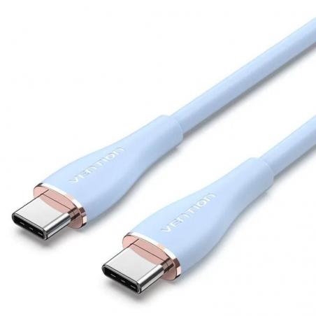 Cable USB 2.0 Tipo-C Vention TAWGF/ USB Tipo-C Macho - USB Tipo-C Macho/ 1m/ Verde