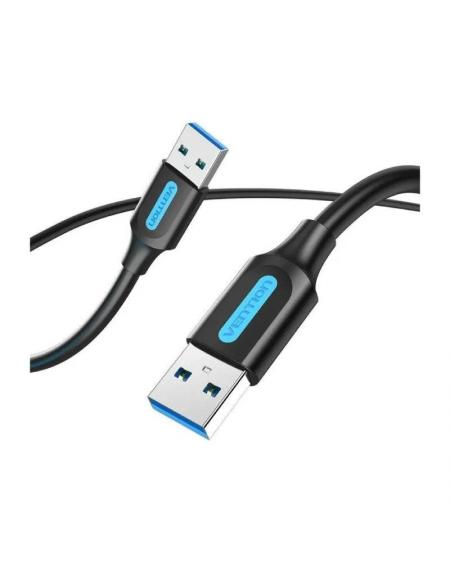 Cable USB 3.0 Vention CONBI/ USB Macho - USB Macho/ 3m/ Negro