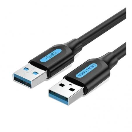 Cable USB 3.0 Vention CONBD/ USB Macho - USB Macho/ 50cm/ Negro