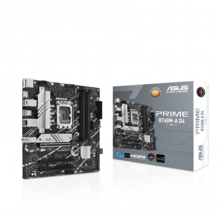 Placa Base Asus Prime B760M-A D4-CSM/ Socket 1700/ Micro ATX