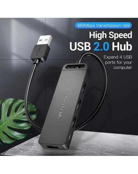 Hub USB 2.0 Vention CHMBB/ 4xUSB