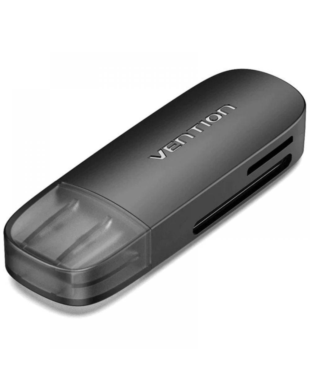 Lector de Tarjetas Externo Vention CLEB0/ USB 2.0