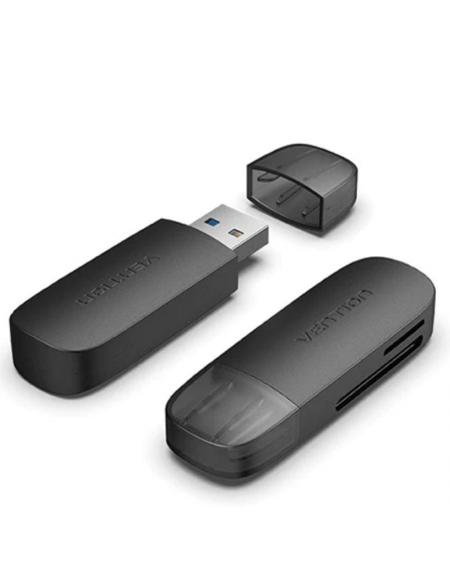 Lector de Tarjetas Externo Vention CLEB0/ USB 2.0