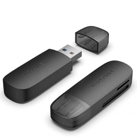 Lector de Tarjetas Externo Vention CLEB0/ USB 2.0