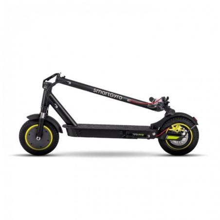 Patinete Eléctrico SmartGyro Z-PRO Certificado/ Motor 600W/ Ruedas 10'/ 25km/h /Autonomía 40km/ Negro